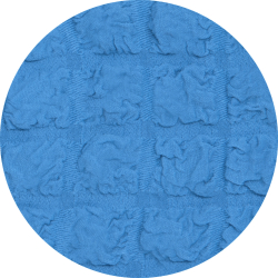 Чехол на стул с оборкой, цвет Голубой, Набор 4 шт.