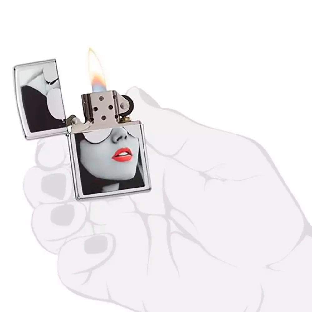 Зажигалка Zippo 28274 Golden Design, Polish Chrome
