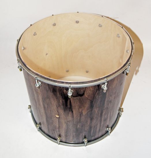 BK-14E Барабан кавказский 14", 34х35,6 см, цвет — эбен, Мастерская Бехтеревых