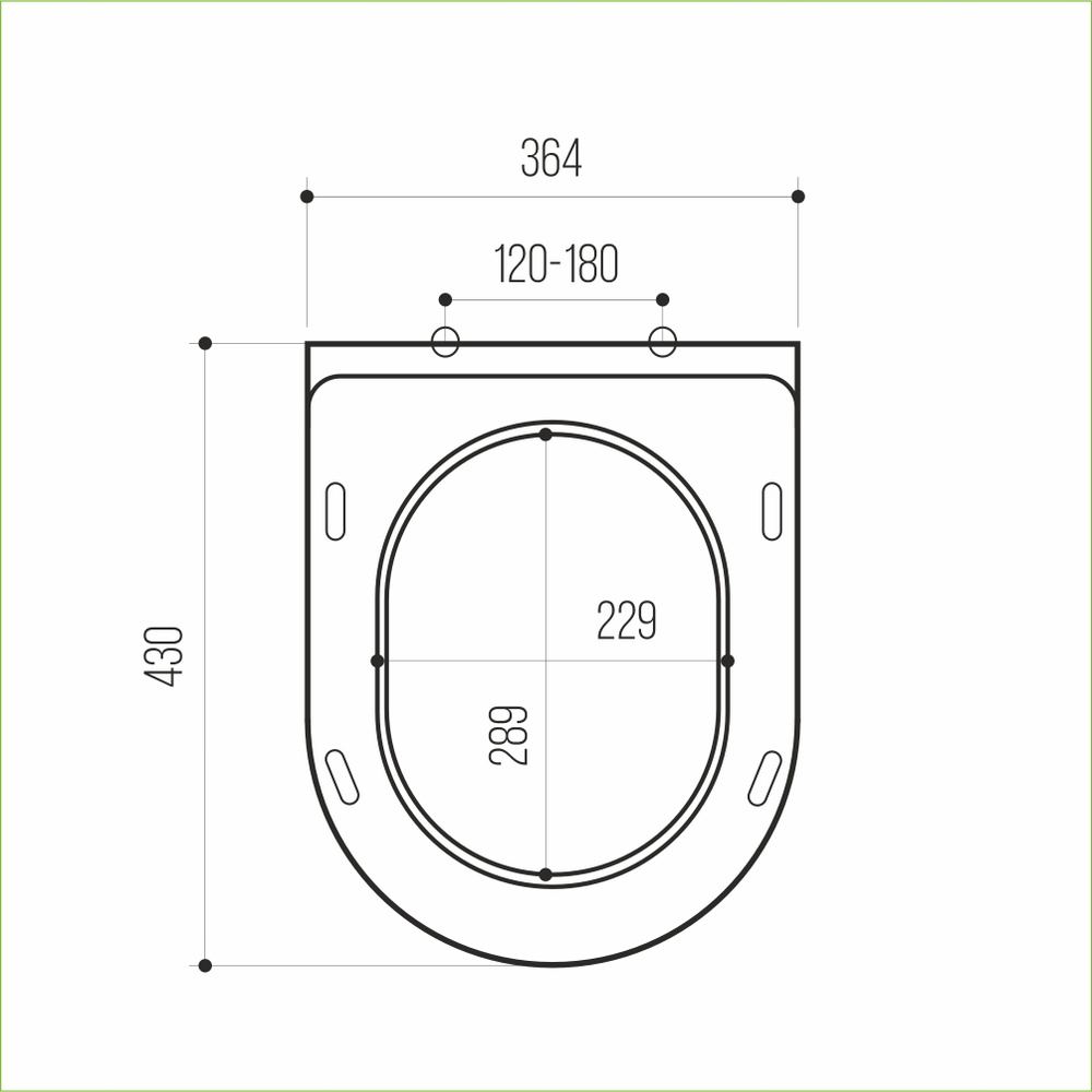 Сиденье для унитаза  WAVE TREND дюропласт, микролифт БЕЛЫЙ глянец