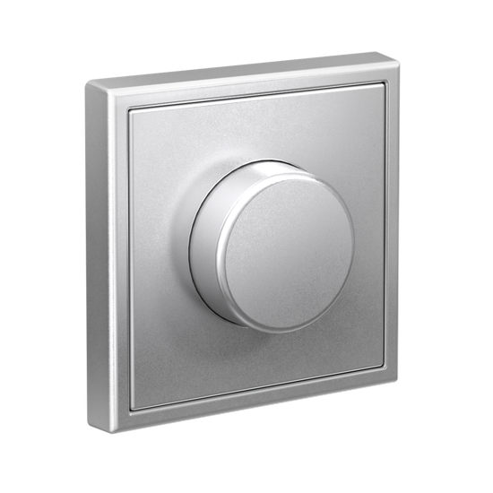 Светорегулятор поворотно-нажимной (диммер) ArtGallery LED RC 400Вт механизм алюм. SE GAL000323