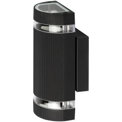 Светильник уличный настенный ЭРА «Адрия» GBW-102-BL-0230 230В 2хGU10 IP54 вверх/вниз черный