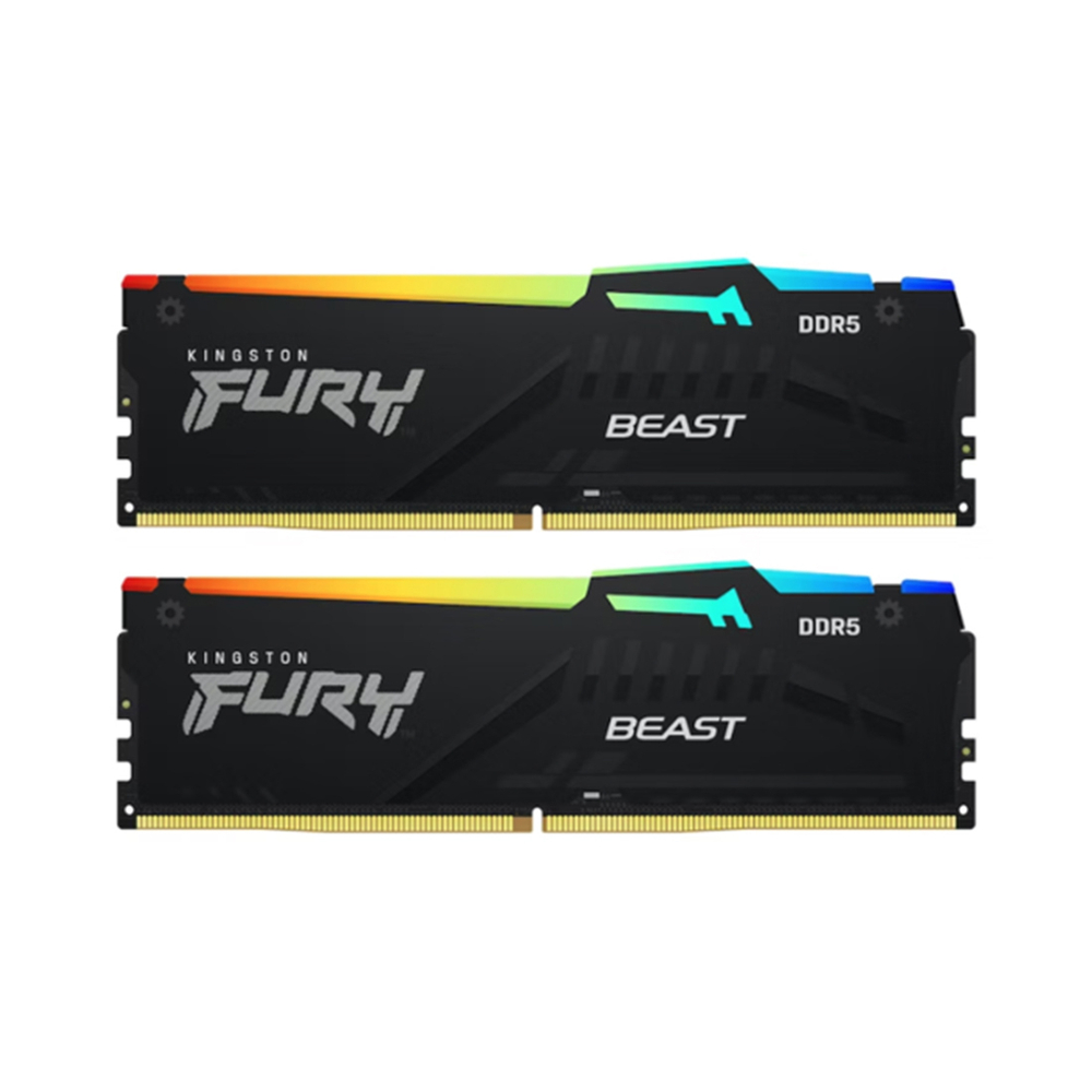 Комплект модулей памяти Kingston FURY Beast KF560C36BWEAK2-64 DDR5 64GB (Kit 2x32GB) 6000MHz