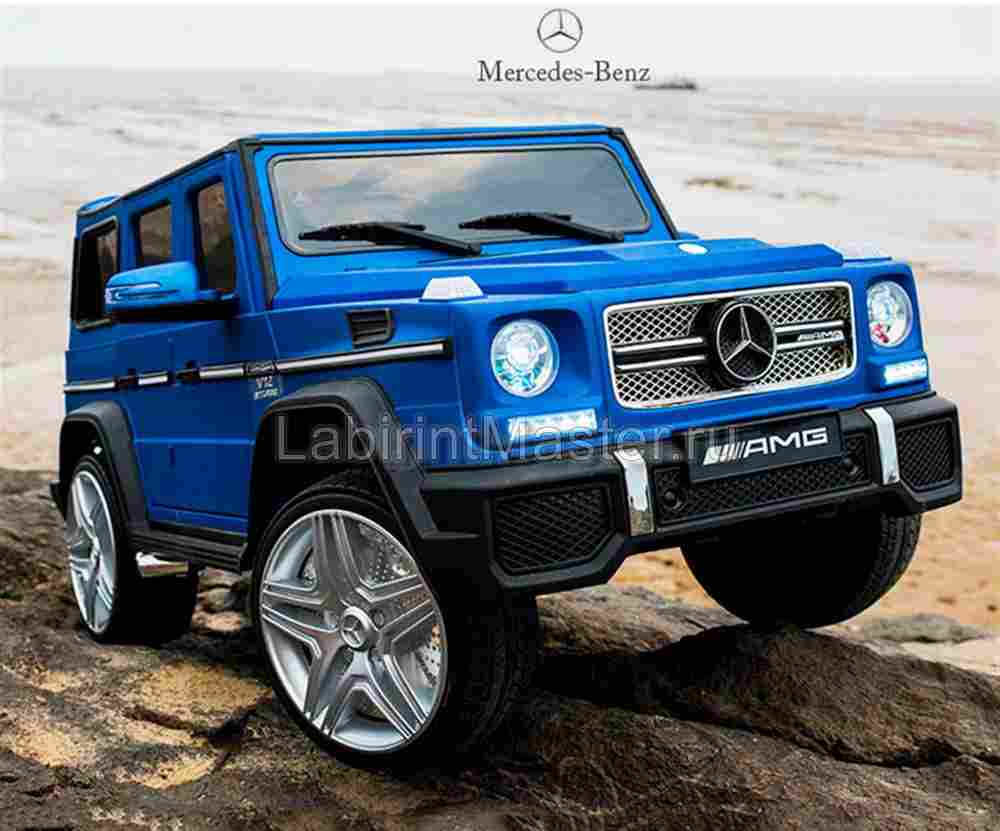 Детский электромобиль "Mercedes-Benz AMG-G 65" синий