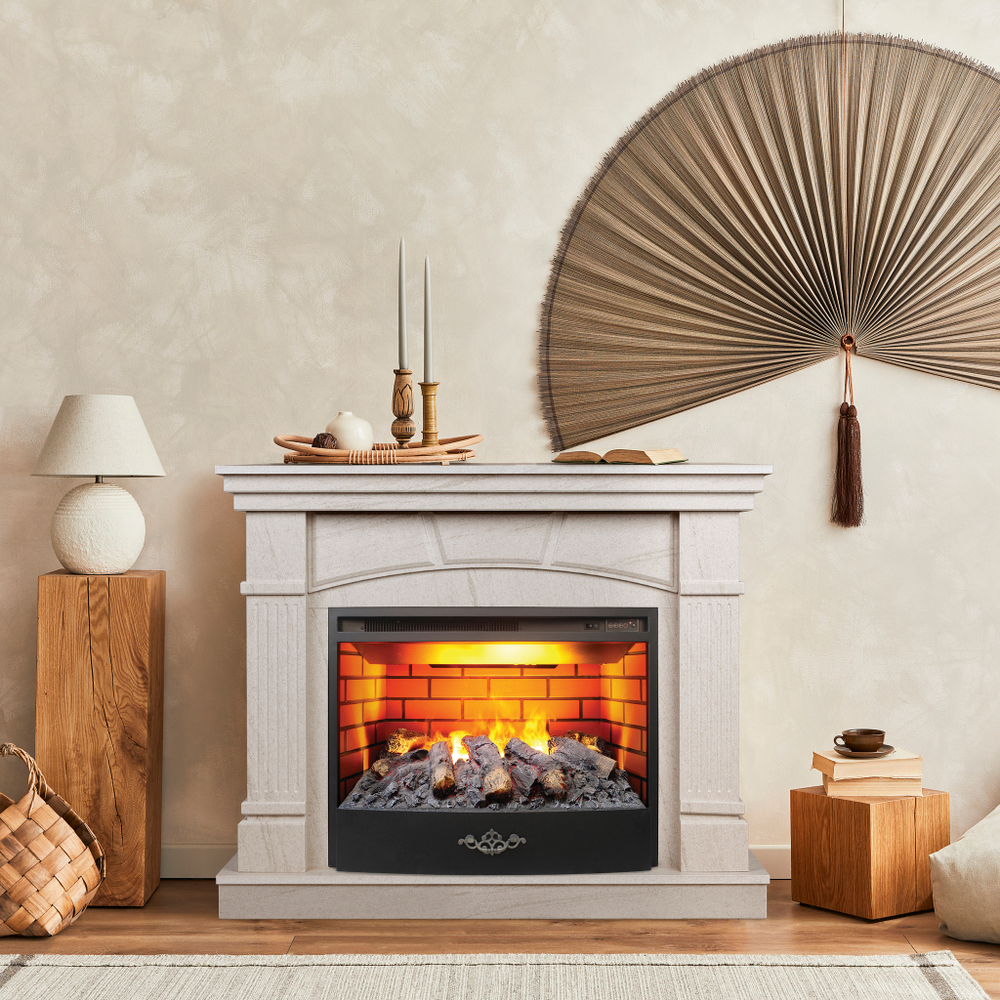 Каминокомплект Real Flame History 25,5 WT с очагом 3D Firestar 25,5