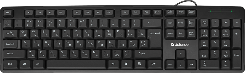 Клавиатура Defender HB-440 Black