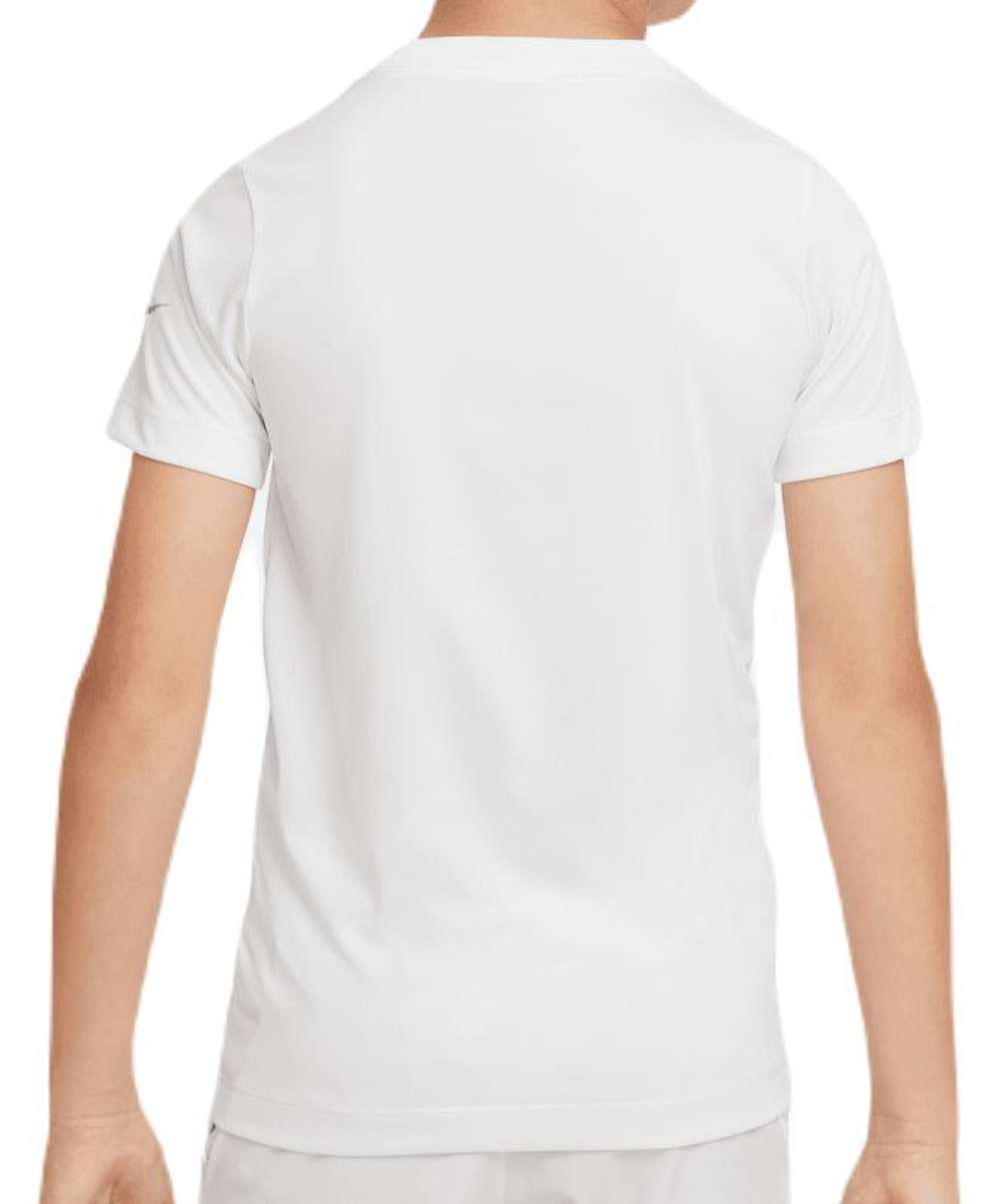 Футболка для мальчика теннисная Nike Rafa Training T-Shirt - white
