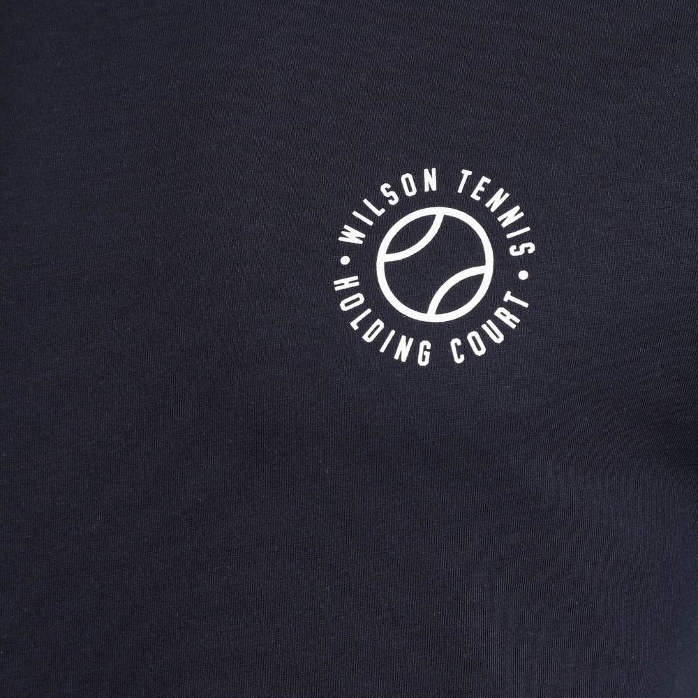 Мужское теннисное поло Wilson Graphic T-Shirt Men - Dark Blue