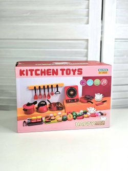 Игровой набор посуды и продуктов на липучке 82 элемента (201914939)