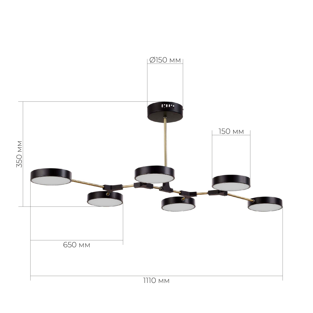 Светильник потолочный MONTA LED 60W 3000K - 6000K