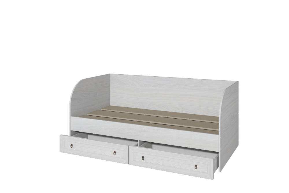 Кровать 0,9 с ящиками МС "Алисия"