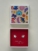 Серьги пусеты TAM цветок