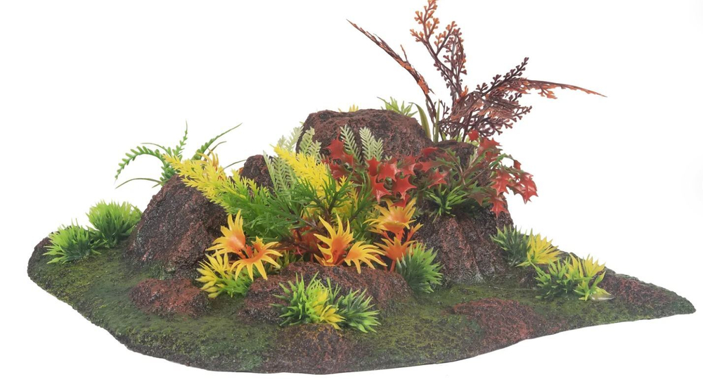 Декор для аквариума 27,5 см Д х 27,5 см Ш х 10 см В, полирезин, Flamingo