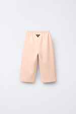 Брюки wide leg из ткани интерлок
