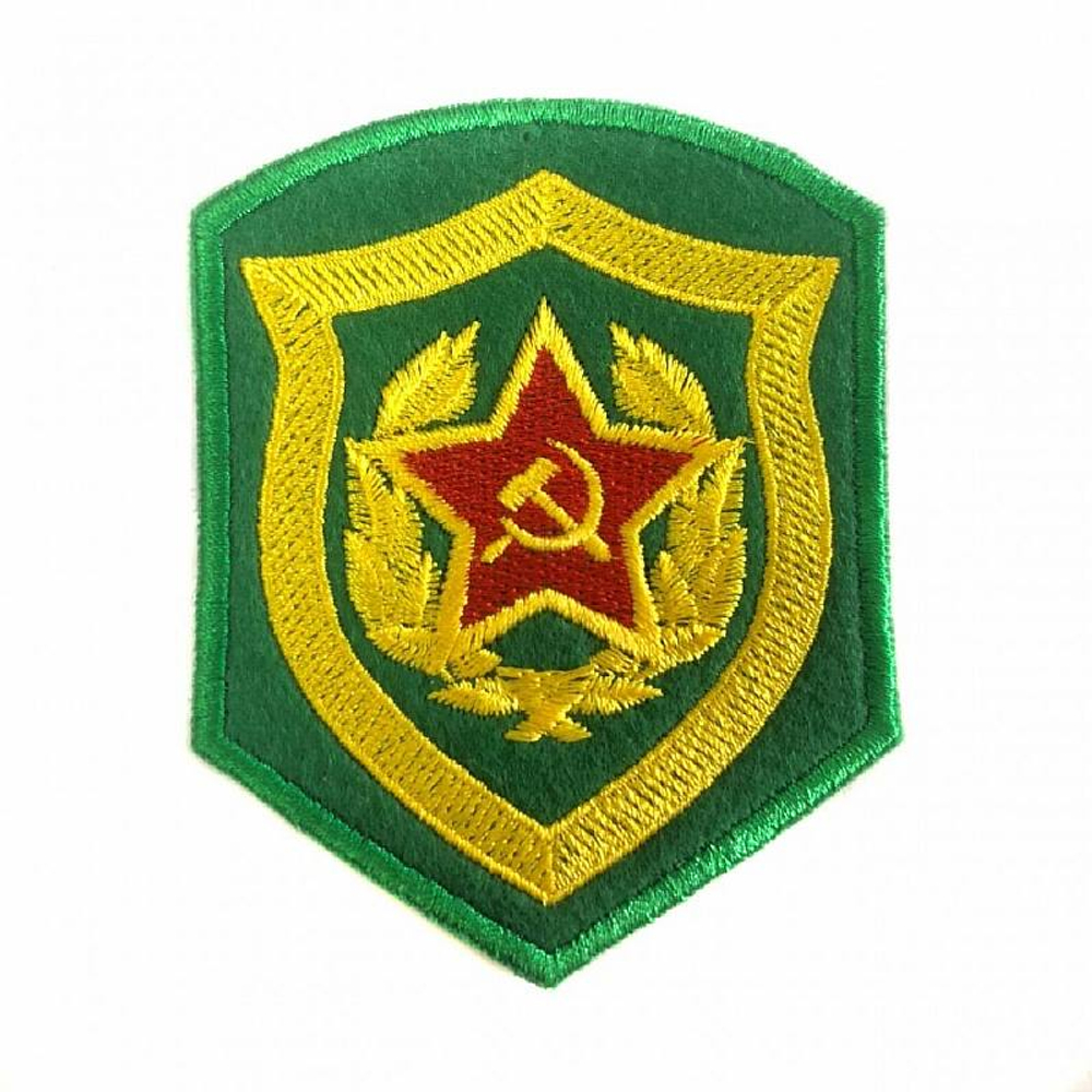 Шеврон вышитый СА Пограничные войска обр. 1969 г.