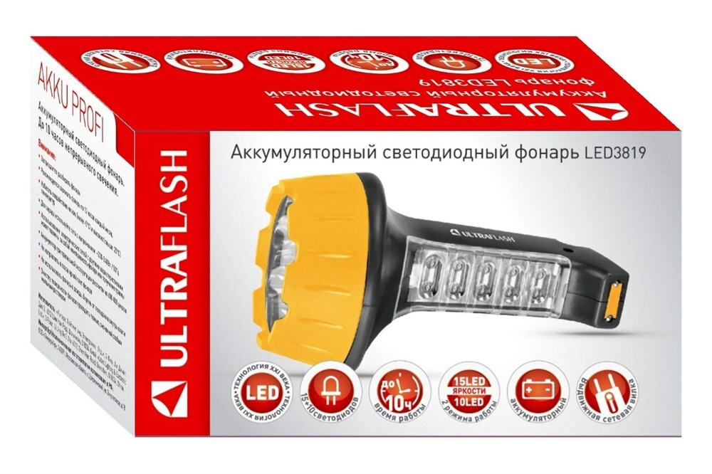 Фонарь ULTRAFLASH 3819