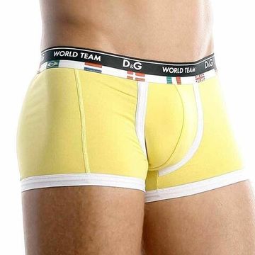 Мужские трусы боксеры желтые D&G World Team Yellow