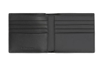 Burberry Leather Wallet Men"s Charcoal Gray