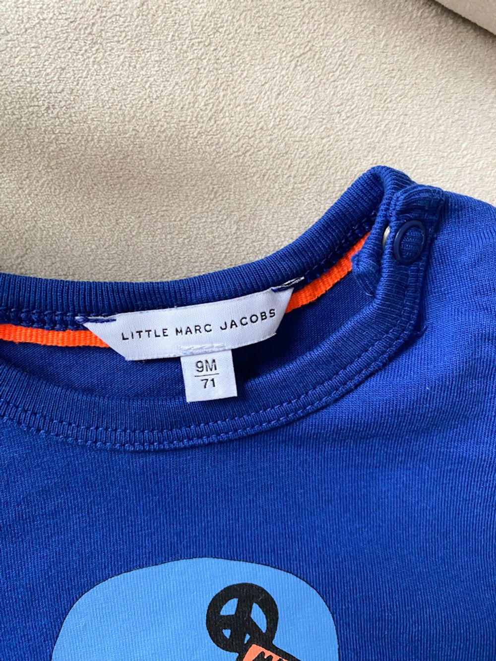 Хлопковая футболка Little Marc Jacobs, 74