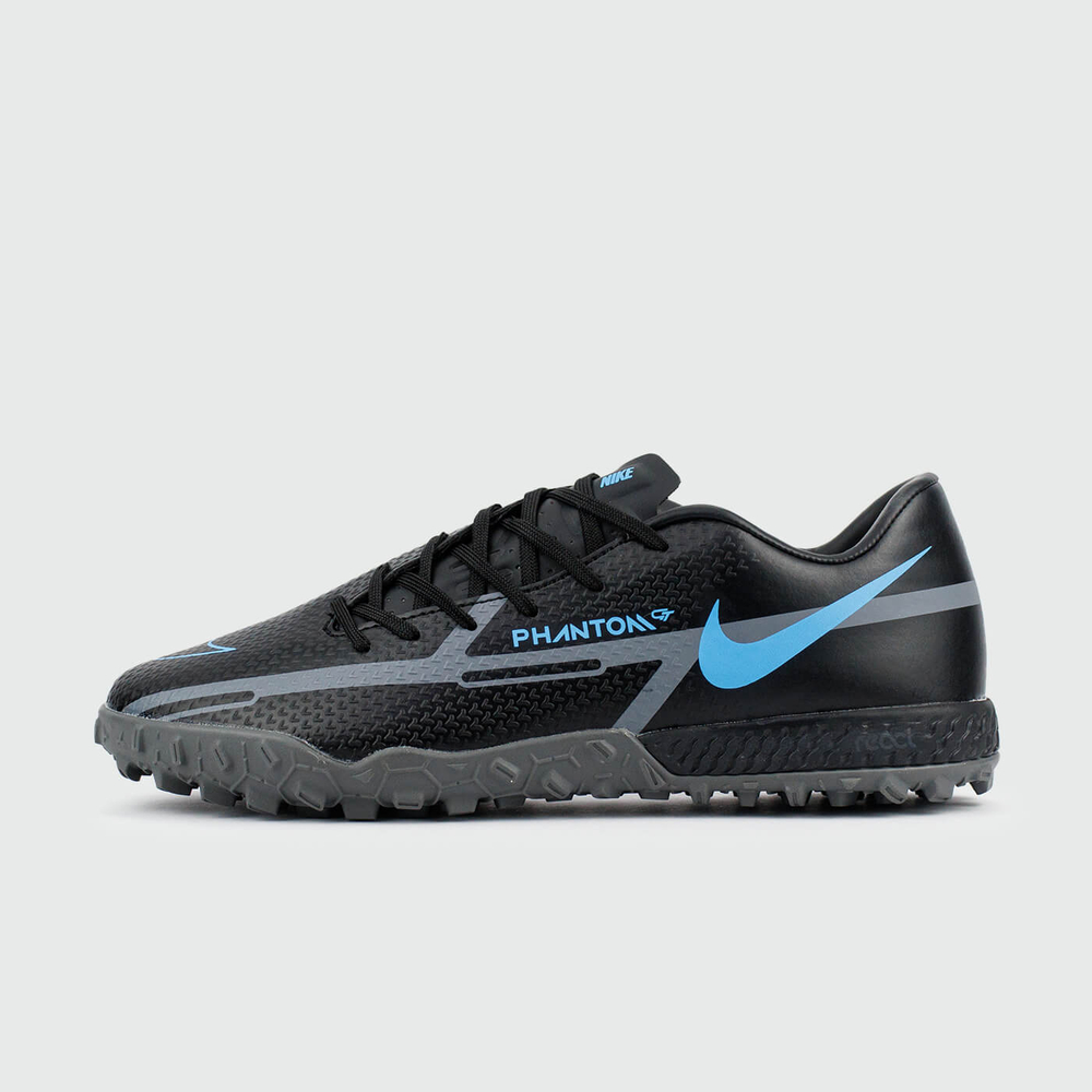 Футбольная обувь Nike Phantom GT2 Academy TF Black / Grey