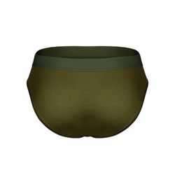 Мужские трусы брифы хаки DARKZONE DZNBM6309