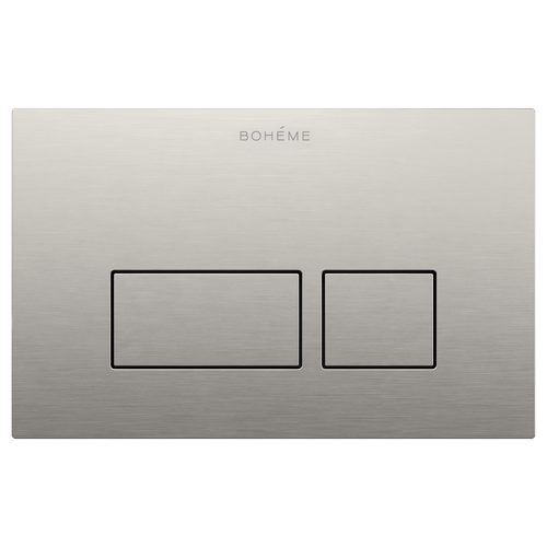 Кнопка для инсталляции Boheme, пластик Nikel Brush