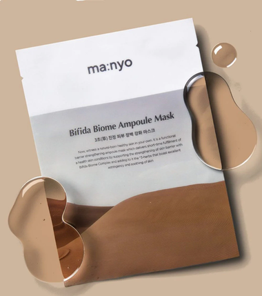 Тканевая маска для лица с бифидобактериями MANYO FACTORY Bifida Biome Ampoule Mask