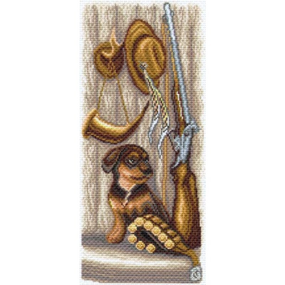 "Пора на охоту"-1620 канва с рисунком