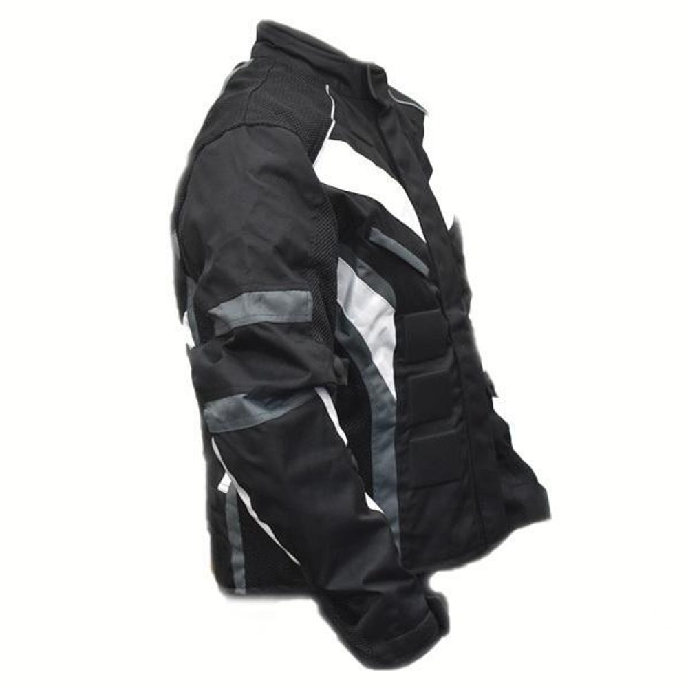 мотокуртка Cordura White/Black 01 L