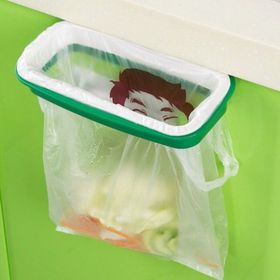 Навесной держатель для мусорного пакета на кухонную дверцу шкафа