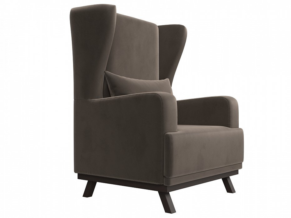 Кресло Джон, Коричневый, Велюр, 101975