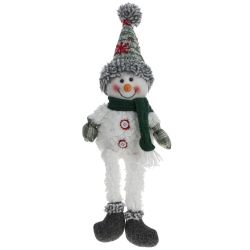 GAEM Игрушка набивная "Снеговик", L13 W7 H45/18 см, 2в.