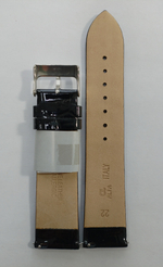 22 мм. Ремень из натуральной кожи. Лаковый крокодил.