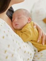 Боди Mjölk Mustard с длинным рукавом