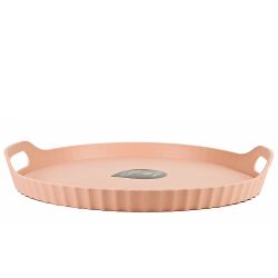 Поднос сервировочный с ручками d=32см. (полипропилен) (упаковочный пакет)