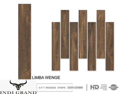 Керамогранит 20x120 cm Limba wenge