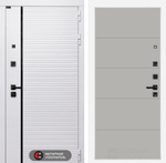 Дверь входная Лабиринт ROYAL 13 Грей софт металлическая