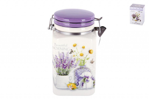 Банка д/сып.продуктов 1100мл с клипсой п/уп ZFC414-39