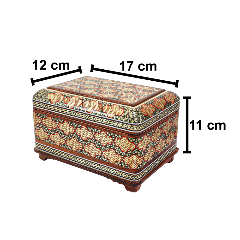 Шкатулка Хатам Кари 460 (khatam-kari) сувенир из Ирана в технике хатамкари