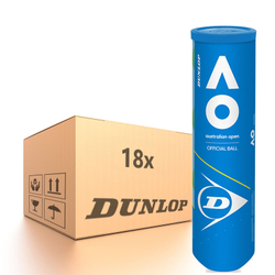 Упаковка теннисных мячей Dunlop Australian Open - 18 x 4B