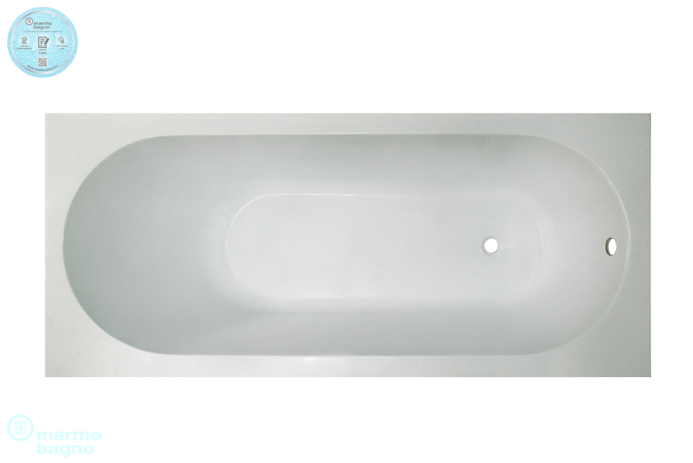 Ванна из литьевого мрамора Marmo Bagno Лучия 170х75