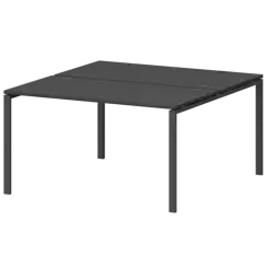 Бенч двойной на металлокаркасе СМС2-П-12К.149.Пр25  1200x1496x750 Смарт