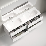 Тумба подвесная Sancos Folk c двумя ящиками 790х445х500, Bianco, FL80W