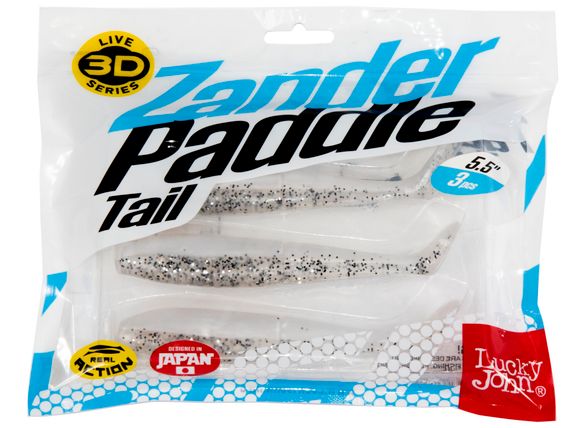 Виброхвосты LJ 3D Series Zander Paddle Tail 5.5in (14.00)/Z02 3шт.