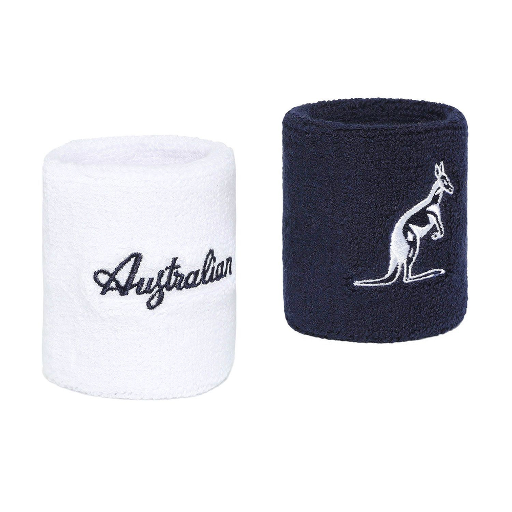 Напульсники Australian UNISEX WRISTBAND H.8, синий,белый