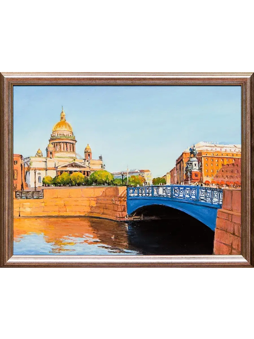 Картина маслом "Синий мост" Воробьев