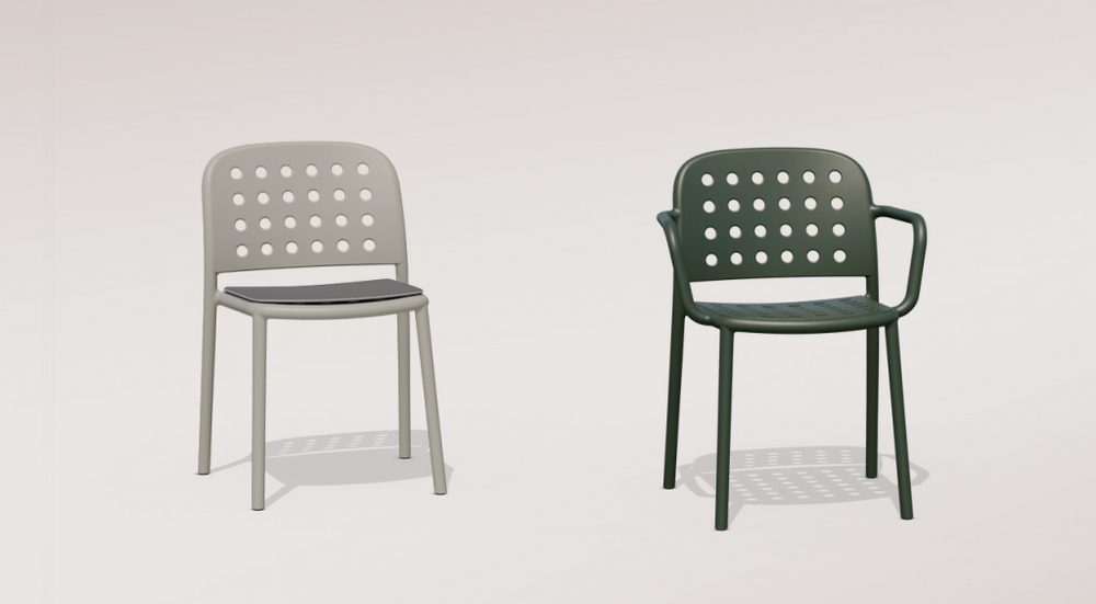 Кресло пластиковое Papatya Bomonti-K, кипарисовый