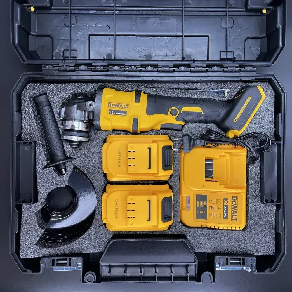 УШМ DeWalt 18V Болгарка от аккумулятора 2 АкБ, 5Ah / Угловая шлифмашина 8500 об./мин