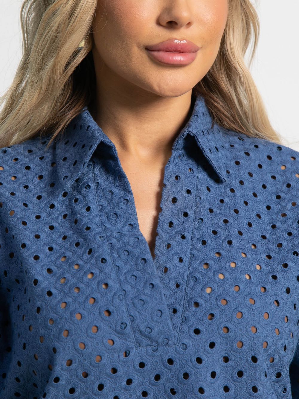 Блуза Ветерок (синяя) Б15520-16М LT Collection