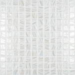 Мозаика Glitter White №7802 (на сетке) 25x25